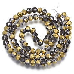 Гальванизируйте прозрачное стекло бисер нитей&nbsp;EGLA-A034-T8mm-O20