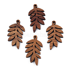 Pendentifs en bois de noyer naturel&nbsp;LS-WOOD-T023-15