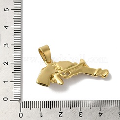 Подвески из нержавеющей стали 304 с вакуумным покрытием pvd&nbsp;X-STAS-B069-41G-02