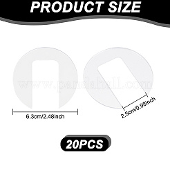 20шт акриловые подвески для бокалов&nbsp;MACR-GO0001-11