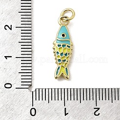 Латунь эмаль подвески&nbsp;KK-A266-39G-04