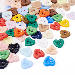 80 bouton en porcelaine à 2 trous&nbsp;PORC-PJ0001-02E