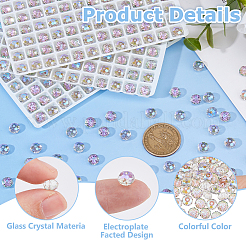 336 шт. Гальванические стеклянные бусины&nbsp;EGLA-WH0007-01C