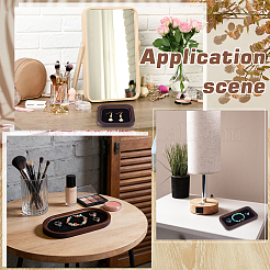 3 organizador de madera de 3 estilos para exhibir joyas.&nbsp;ODIS-MA0001-03