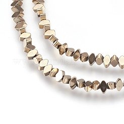 Electroplate non magnetici ematite sintetico fili di perline&nbsp;G-I208-18-A-S