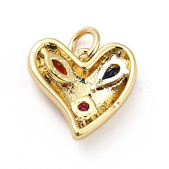 Латунные микро проложить кубического циркония подвески&nbsp;KK-H433-21G