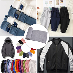 Ребристая ткань из полиэстера для манжет&nbsp;DIY-WH0430-351C