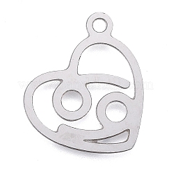 Pendentifs en acier inoxydable 304 anti-ternissement&nbsp;LS-STAS-M228-A01-01P
