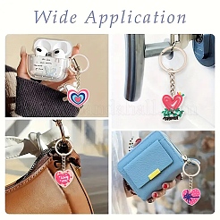 10шт 10 стиля ПВХ брелки&nbsp;KEYC-YW0001-23