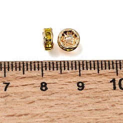 Messing Legierung Strass Perlen&nbsp;RB-K001-02G-02
