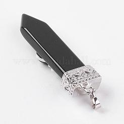 Природные обсидиана большие кулоны&nbsp;G-G718-A06