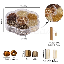 Стеклянные бусины прозрачного&nbsp;SEED-YW0001-45B