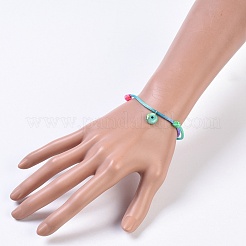 Bracciali in nylon con bretelle regolabili&nbsp;BJEW-JB04362-M