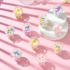 10 шт. подвески из непрозрачного акрила в виде чашки с молоком&nbsp;OACR-CJ0002-34