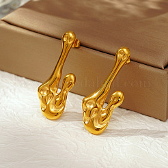 Элегантные серьги-гвоздики неправильной формы из нержавеющей стали 304&nbsp;YS1424