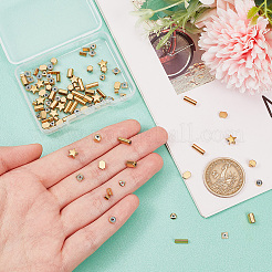 100 шт. 10 стиля гальванизированных синтетических немагнитных гематитовых бусин&nbsp;G-AR0005-64