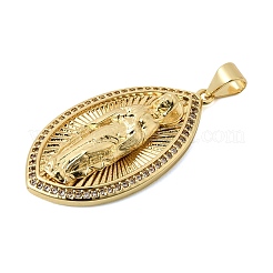 Подвески из латуни с прозрачным фианитом&nbsp;KK-L267-04G