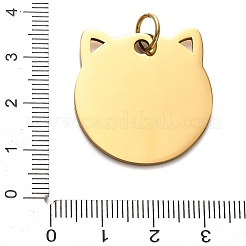 201 pendenti con targhetta vuota stampata in acciaio inossidabile&nbsp;STAS-H438-03G-1