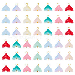 50pcs transparente Glasanhänger&nbsp;PALLOY-TAC0277