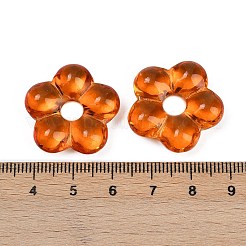 Прозрачные стеклянные бусины&nbsp;GLAA-F129-01