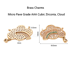 Латунные подвески&nbsp;KK-CJ0001-07-NF