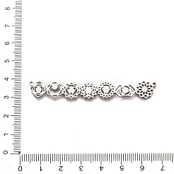 Pendentifs Chakra en acier inoxydable 304 de grande taille&nbsp;STAS-F367-15A-P