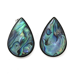 Серьги-гвоздики из нержавеющей стали 304&nbsp;EJEW-C138-01P