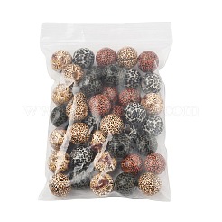 40 шт. 5-х цветные бусины из дерева схима&nbsp;WOOD-FS0001-47