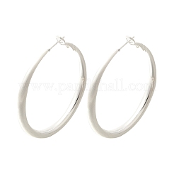 Orecchini a cerchio in ottone per le donne&nbsp;LS-EJEW-A121-18C-S