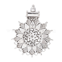 Supports de strass de connecteur en alliage de style tibétain&nbsp;TIBEP-F072-14AS