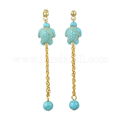 Boucles d'oreilles pendantes en acier inoxydable 304 pour femmes&nbsp;EJEW-JE07233-01