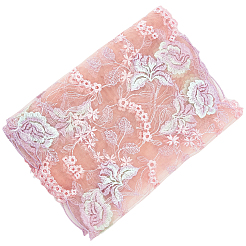 Tissu de broderie en dentelle polyester de 2 mètre&nbsp;DIY-CY0003-01A