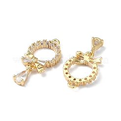 Латунные микро проложить кубического циркония подвески&nbsp;FIND-Z026-08G