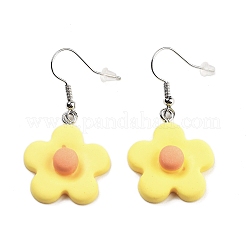 3 set di orecchini pendenti in acrilico con fiori estivi&nbsp;EJEW-F336-01A