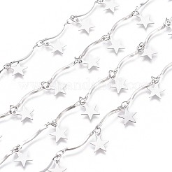 Цепи из нержавеющей стали 304 ручной работы с зубчатыми звеньями&nbsp;CHS-L024-008P