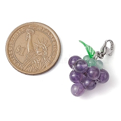 4 шт. 4 стиля подвеска из натурального зеленого винограда&nbsp;HJEW-TA00293