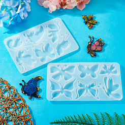 2 шт. 2 стильных силиконовых форм для подвесок&nbsp;SIMO-TA0001-03