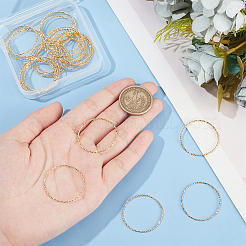 30 шт. Латунные соединительные кольца&nbsp;KK-UN0002-64