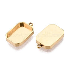 Composant de cabochon de pendentif en acier inoxydable 304&nbsp;STAS-Q113-19D-G
