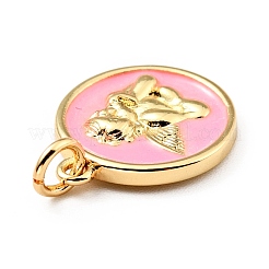 Латунь эмаль подвески&nbsp;KK-G416-38G