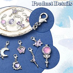 10 pendentif décoratif en alliage et résine&nbsp;HJEW-YW00569