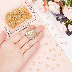 600 шт. Открытые соединительные кольца из нержавеющей стали 304&nbsp;STAS-BBC0008-86