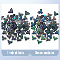 50шт 5 цвета стеклянные бусины&nbsp;GLAA-SP0001-60