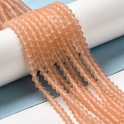 Имитировать нити бус из матового стекла из австрийского хрусталя&nbsp;EGLA-A039-T4mm-MD15