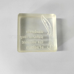 Штампы из прозрачной смолы&nbsp;SOAP-PW0001-175B-04