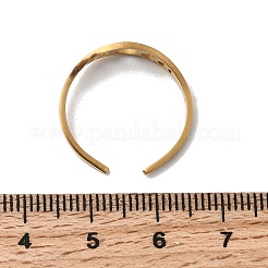 Регулируемые манжеты из нержавеющей стали 304 для женщин&nbsp;RJEW-F199-01G