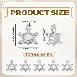 10 шт. подвески из нержавеющей стали 201&nbsp;STAS-LP0002-93