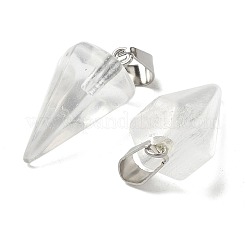 Стеклянные подвески из белого арбуза&nbsp;G-B127-13P-04