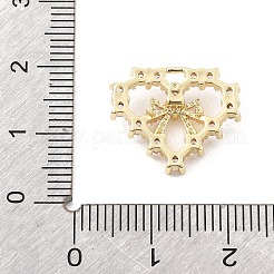 Латунные микропаве прозрачные подвески с фианитом&nbsp;LS-KK-K371-29B-G