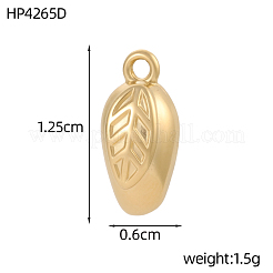Colgantes de acero inoxidable 304&nbsp;STAS-OY017-38G
